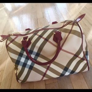 Plaid tartan bag
